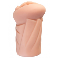 Реалистичный мастурбатор-вагина Olive Xise с лубрикантом в комплекте