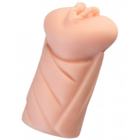 Реалистичный мастурбатор-вагина Olive Xise с лубрикантом в комплекте