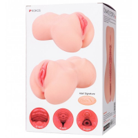 Реалистичный мастурбатор с эффектом двойной кожи Adel Kokos Edition