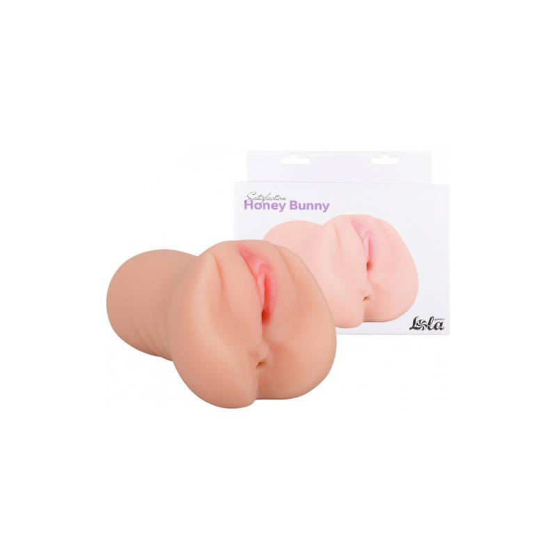 Реалистичный мастурбатор вагина и попка Satisfaction Honey Bunny