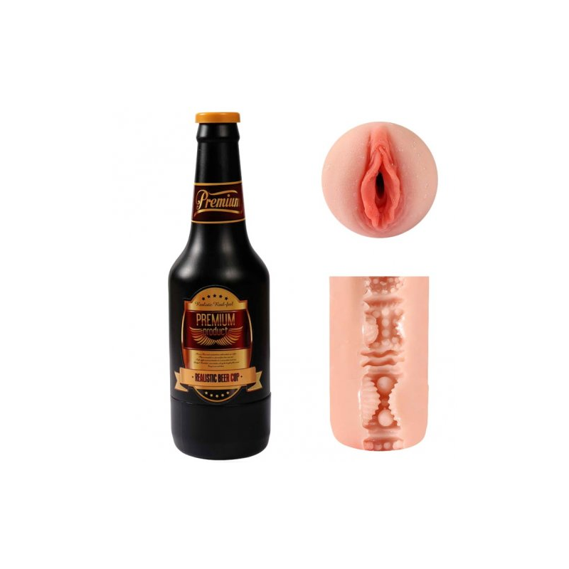 Мастурбатор-вагина в форме пивной бутылки Beer Bootle