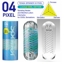 Мастурбатор Tenga Pixel Cool Spinner с охлаждающей смазкой