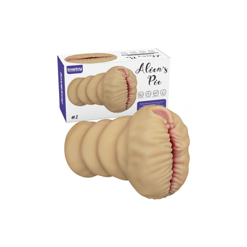 Рельефный мастурбатор Aliens Pie Masturbator 2