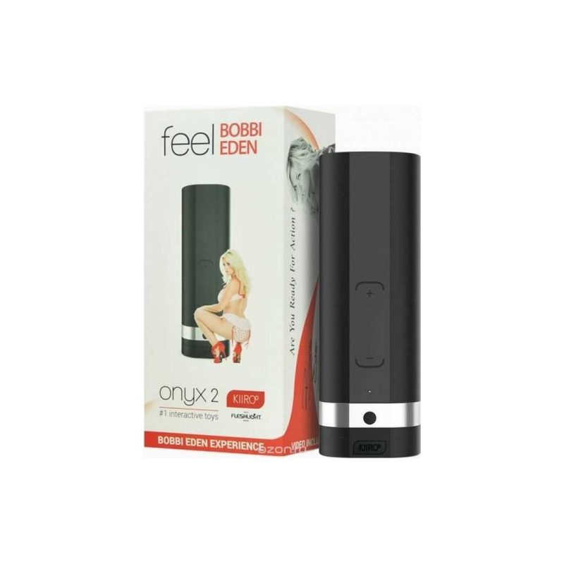 Интерактивный мастурбатор для секса на расстоянии Kiiroo Onyx 2 Bobbi Eden