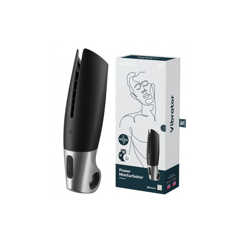 Смарт-мастурбатор с вибрацией Satisfyer Power Masturbator ДЕФОРМИРОВАННАЯ УПАКОВКА