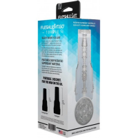 Прозрачная вагина-мастурбатор Fleshlight Crystal Go Torque