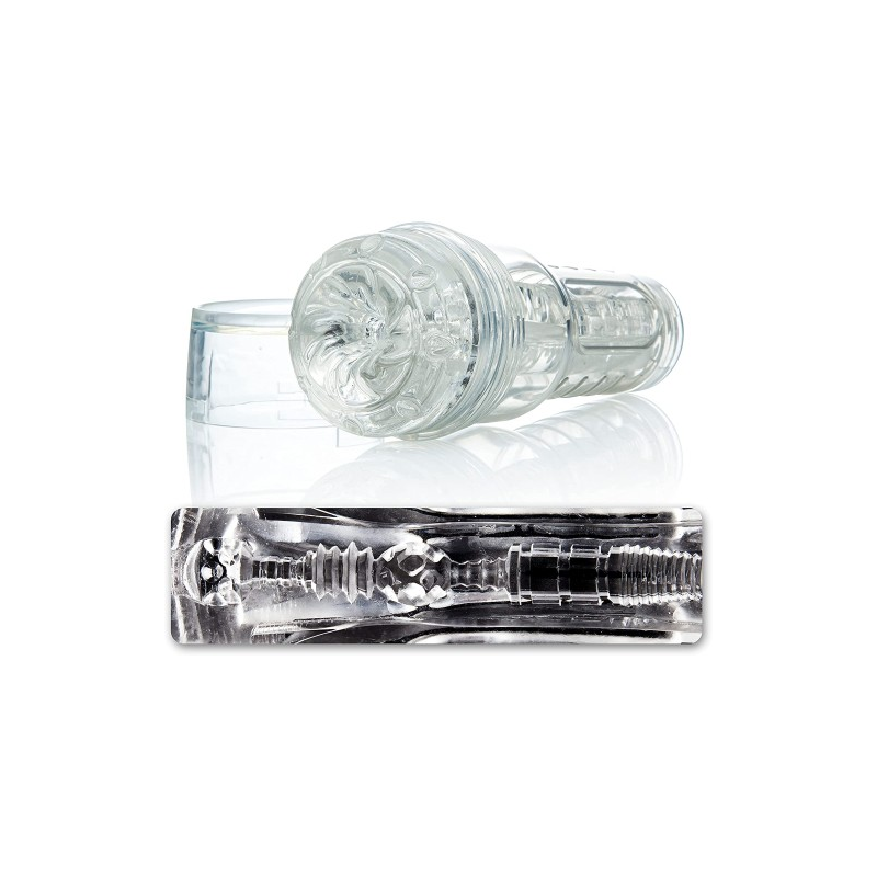 Прозрачная вагина-мастурбатор Fleshlight Crystal Go Torque