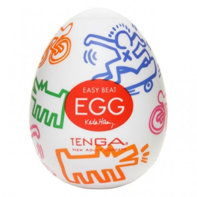 Мастурбатор яйцо Tenga Egg Keith Haring Street
