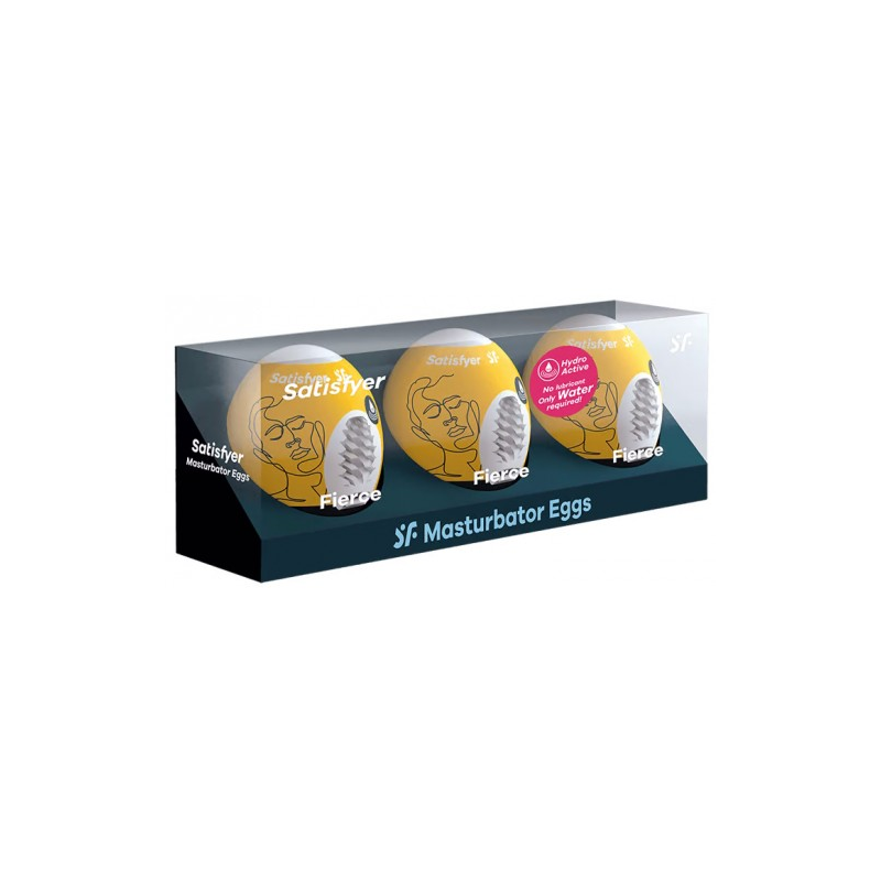 Набор яиц-мастурбаторов Satisfyer Masturbator Eggs Fierce 3 шт