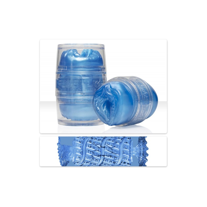 Двусторонний мастурбатор Fleshlight Quickshot Alien синий