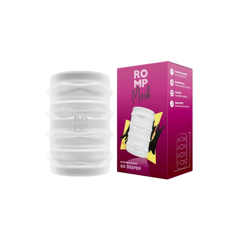 Двусторонний компактный мастурбатор Romp Mosh