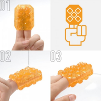 Мастурбатор Tenga Uni Topaz оранжевый
