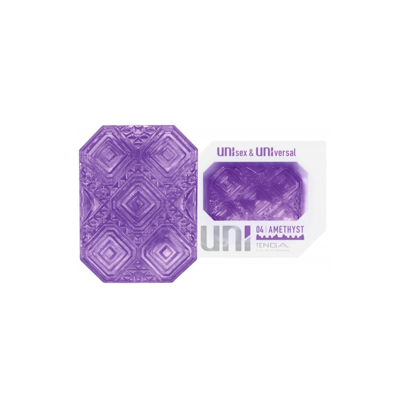 Мастурбатор Tenga Uni Amethyst фиолетовый
