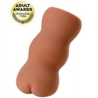 Реалистичный мастурбатор-попка с эффектом двойной кожи Kokos Tongggo Black Angel