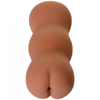 Реалистичный мастурбатор-попка с эффектом двойной кожи Kokos Tongggo Black Angel