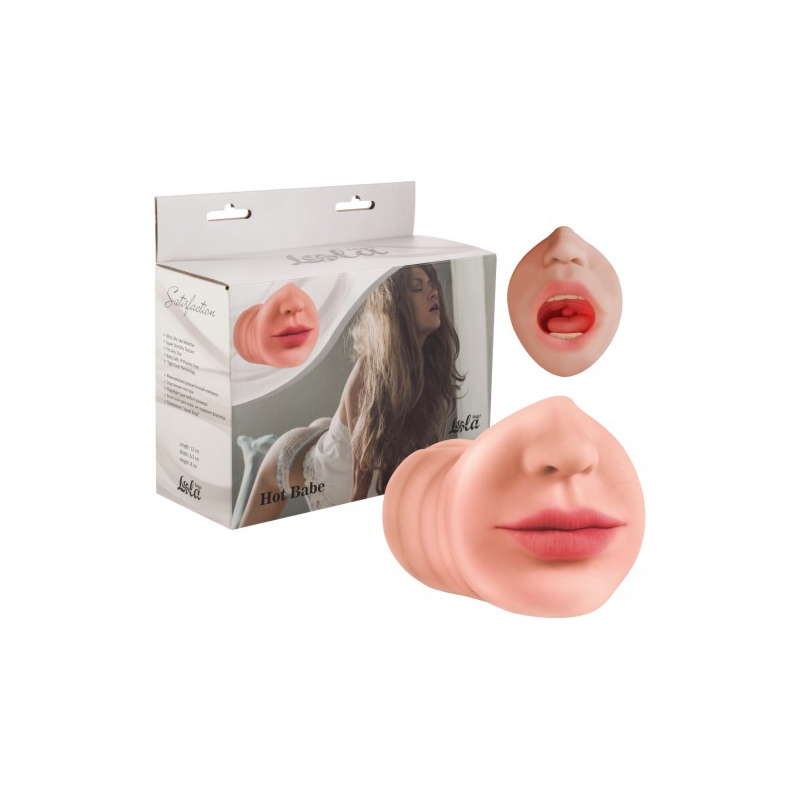 Мастурбатор ротик с зубками Satisfaction Hot Baby