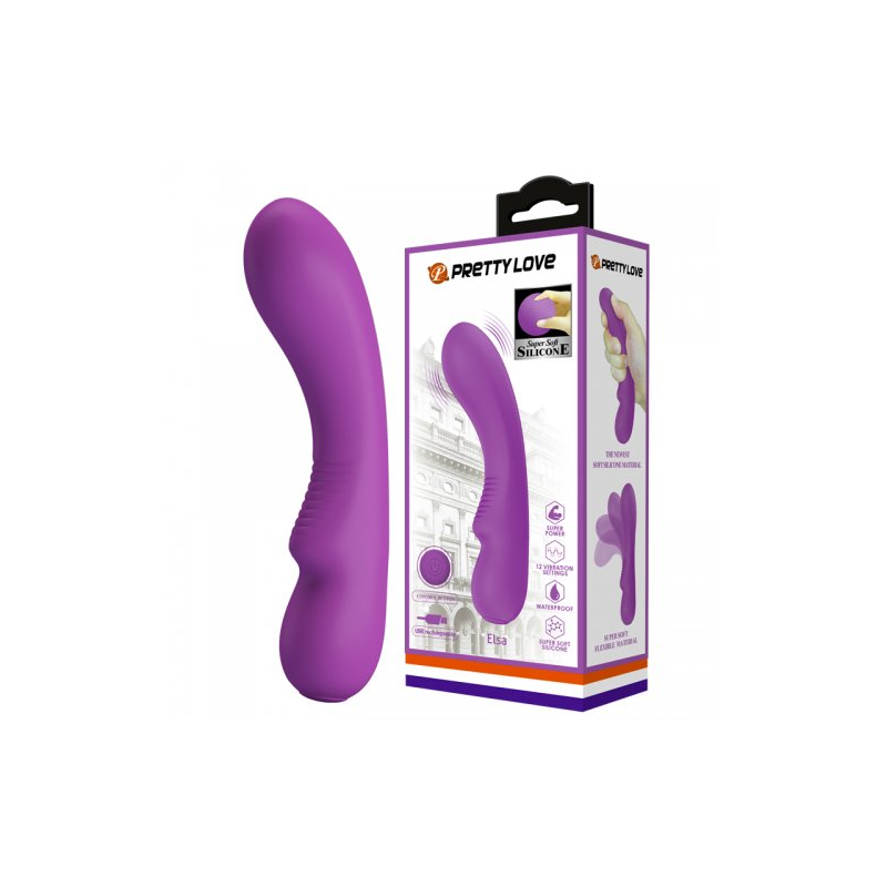 Перезаряжаемый вибратор Pretty Love Elsa сиреневый