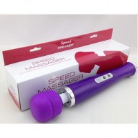 Фиолетовый массажер Magic Wand с 10 режимами вибрации