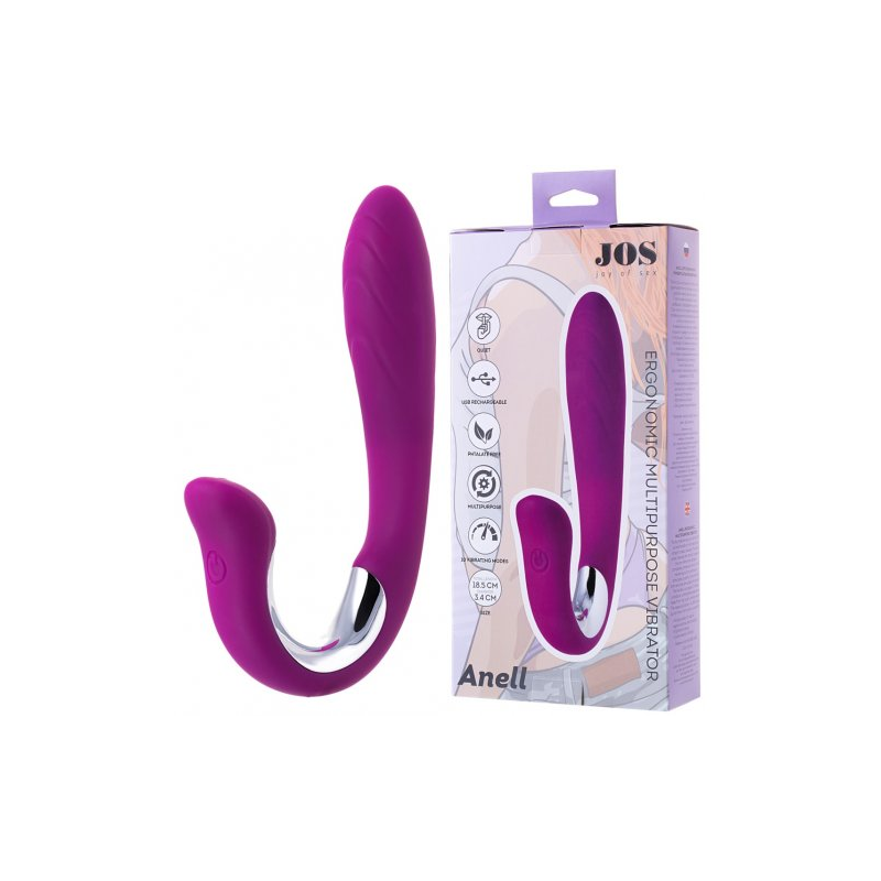 Универсальный вибратор Jos Anell, фиолетовый