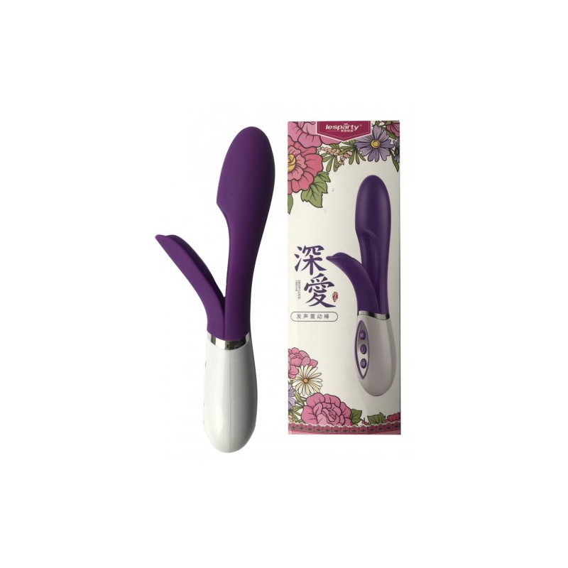 Многофункциональный вибратор Deep Love фиолетовый