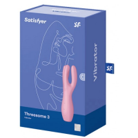 Универсальный вибростимулятор Satisfyer Threesome 3 розовый