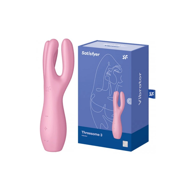 Универсальный вибростимулятор Satisfyer Threesome 3 розовый