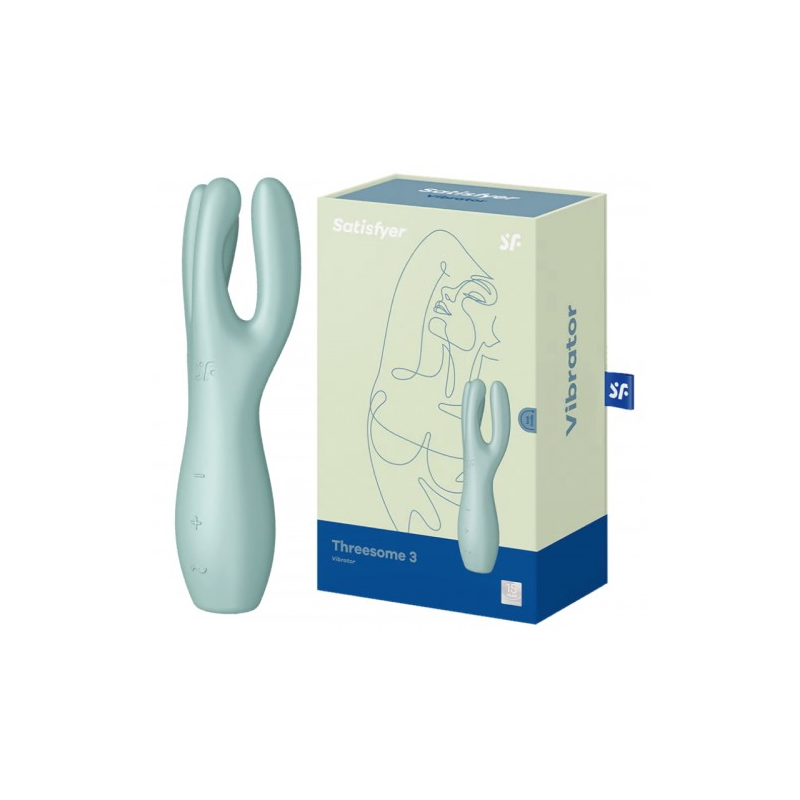 Универсальный вибростимулятор Satisfyer Threesome 3 мятный