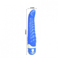 Хай-тек вибратор The Realistic Cock синий