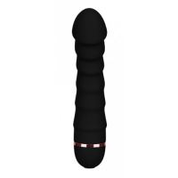 Вибратор с ребристой поверхностью Satisfyer Eis черный