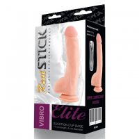 Реалистичный вибратор на присоске с 7 режимами вибрации 17 см