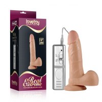 Вибратор с присоской Real Extremeo телесный 15,5 см