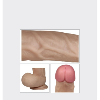 Реалистичный вибратор на присоске Real Extreme Extra Girth 17 см