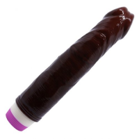 Черный реалистичный вибратор Горячий Любовник 22 см