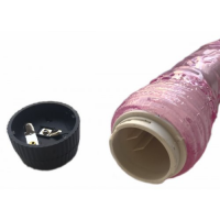 Вибратор реалистичный прозрачно-розовый 19 см