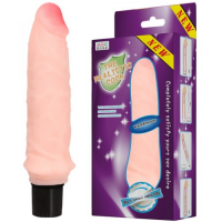 Телесный вибратор Realistic Cock 20 см