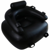 Надувное кресло с фиксаторами и вибронасадкой