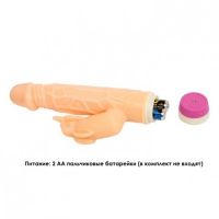 Вибратор с клиторальным стимулятором телесный