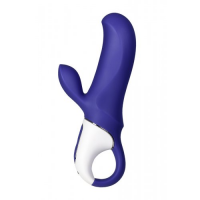 Фиолетовый вибратор Satisfyer Vibes Magic Bunny для точки G с клиторальным стимулятором