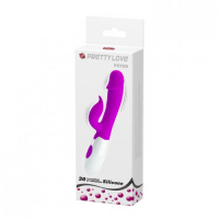 Вибратор с клиторальным стимулятором Pretty Love Peter пурпурный