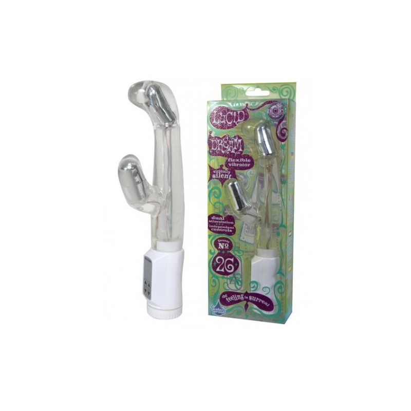 Вибратор c клиторальным стимулятором Lucid Dream Doc Johnson