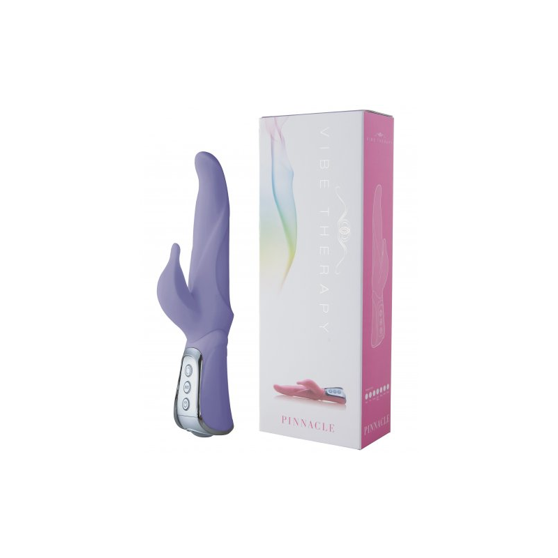 Вибратор с вращением Vibe Therapy Pinnacle, фиолетовый ДЕФОРМИРОВАННАЯ УПАКОВКА