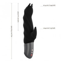 Черный вибратор Fun Factory Darling Devil battery