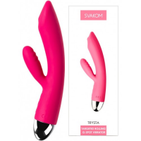 Перезаряжаемый вибратор для точки G с функцией переминания в вагинальном отростке Svakom Trysta