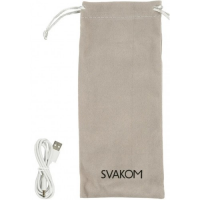 Перезаряжаемый вибратор для точки G с функцией переминания в вагинальном отростке Svakom Trysta