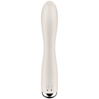Вибратор для точки G с клиторальным стимулятором и ротацией Satisfyer Spinning Rabbit 1 Beige