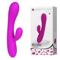 Вибратор с клиторальным стимулятором с 30 функциями вибрации Victor