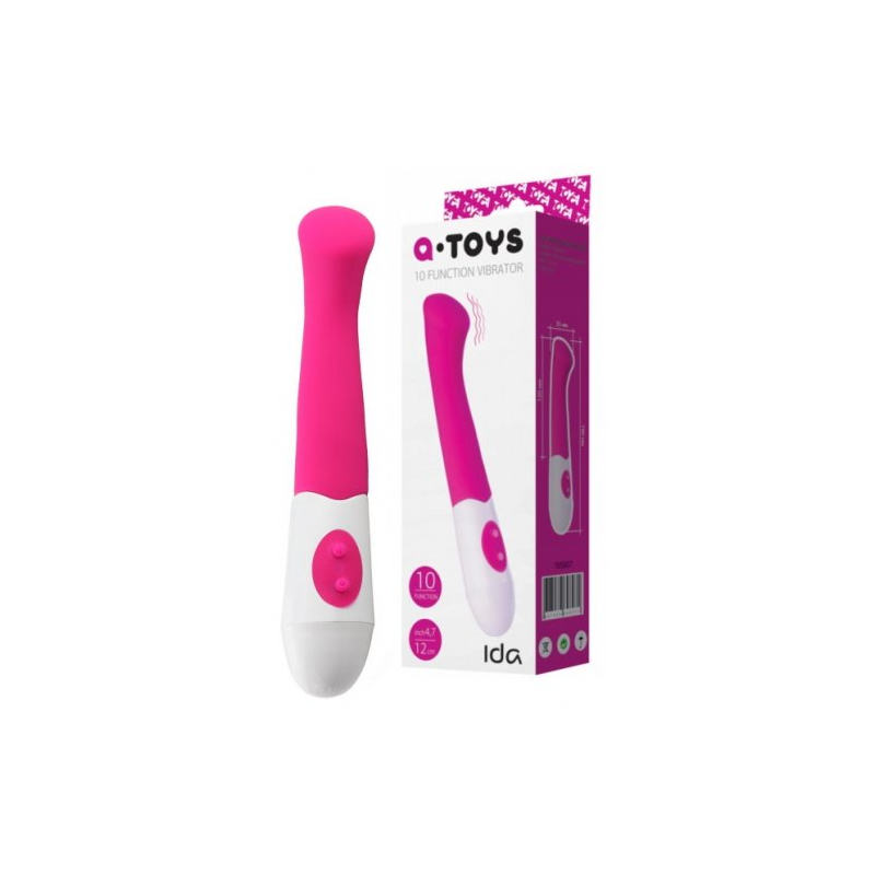 Вибратор для G-точки Ida розовый