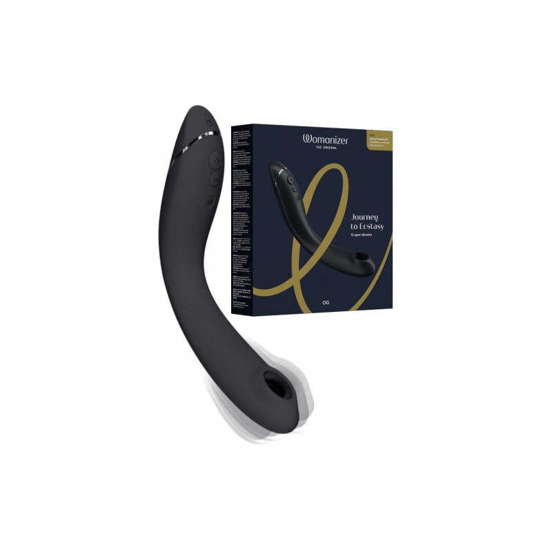 Вакуумный стимулятор точки G с вибрацией Womanizer OG черный