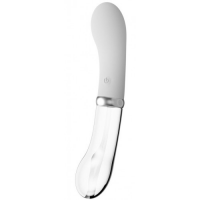 Двусторонний стеклянный вибратор для точки G Liaison Led