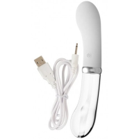 Двусторонний стеклянный вибратор для точки G Liaison Led